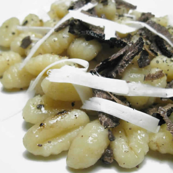 pasta with shavings of black trumpet - astra restaurant, papigo, zagorochoria