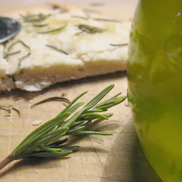 extra virgin olive oil and rosemary - astra restaurant, papigo, zagorochoria